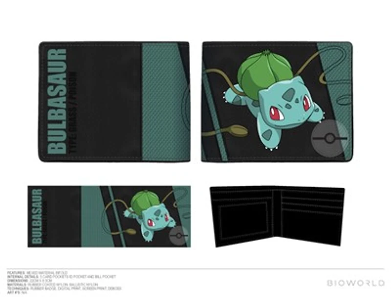 Pokemon: Bulbasaur Bifold Wallet