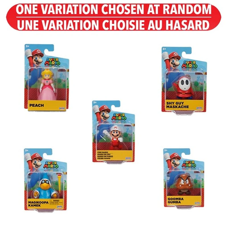 Nintendo Super Mario 2.5 Inch Figures Wave 42 – One Variation Chosen at Random