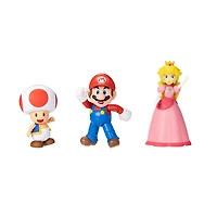 Super Mario and Friends 4-Inch Figures 3 Pack 