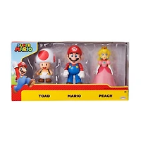 Super Mario and Friends 4-Inch Figures 3 Pack 