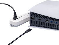 Biogenik Universal AC Power Cord for PlayStation 4/5 & Xbox One/Series Consoles (6 Feet) 