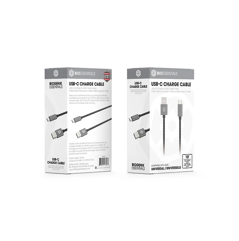 Biogenik 10ft USB-C Charge Cable 