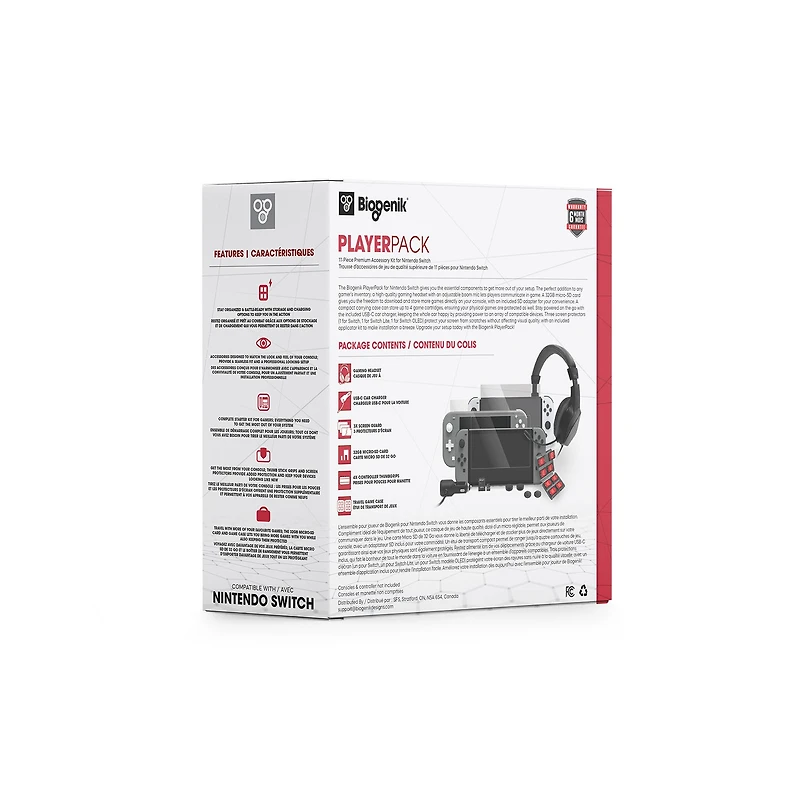 Biogenik PlayerPack for Nintendo Switch 