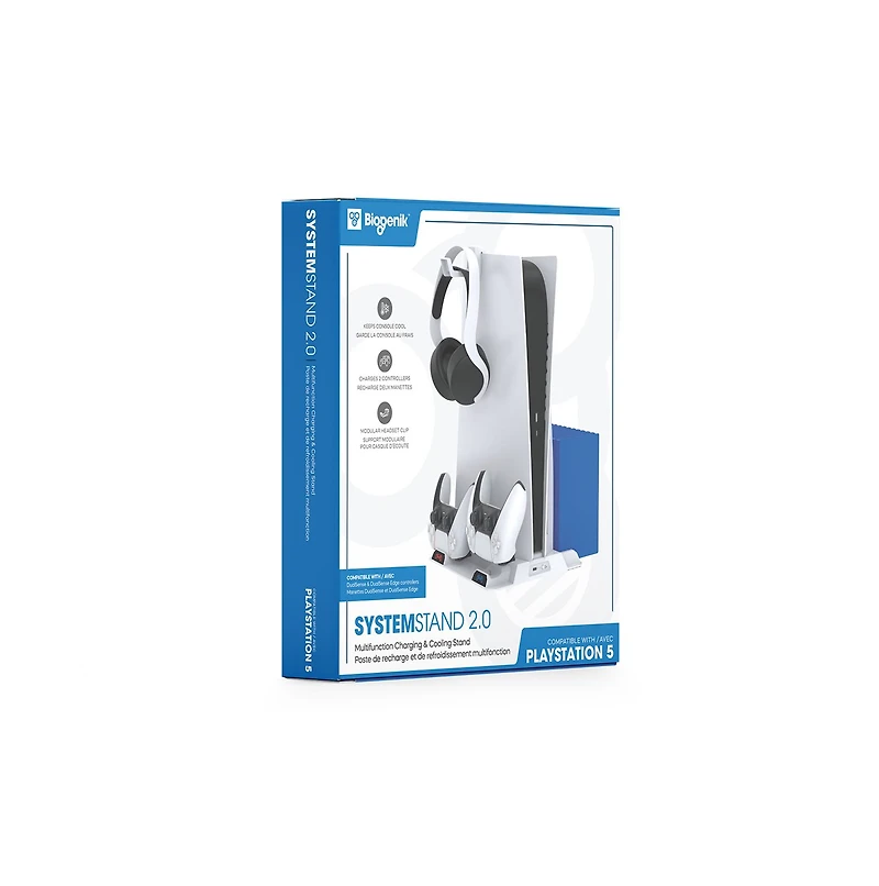 Biogenik Playstation 5 Multifunction Charging and Cooling Stand 