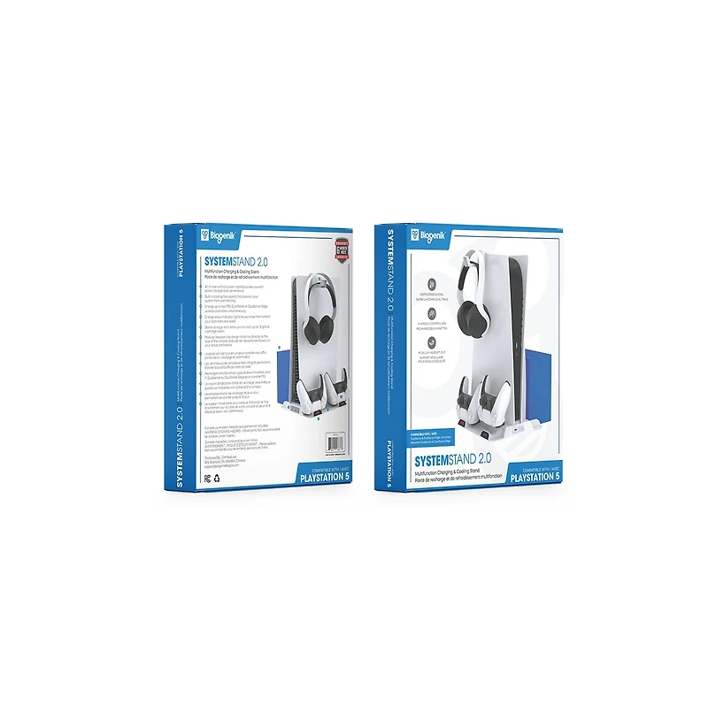 Biogenik Playstation 5 Multifunction Charging and Cooling Stand 