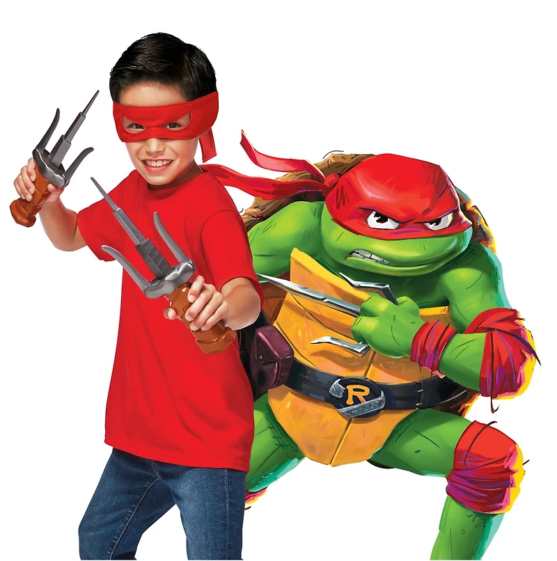 Teenage Mutant Ninja Turtles Movie: Mutant Mayhem Raphael Sais Basic Role Play Set 
