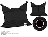 Chapeau bob en sherpa Kuromi 