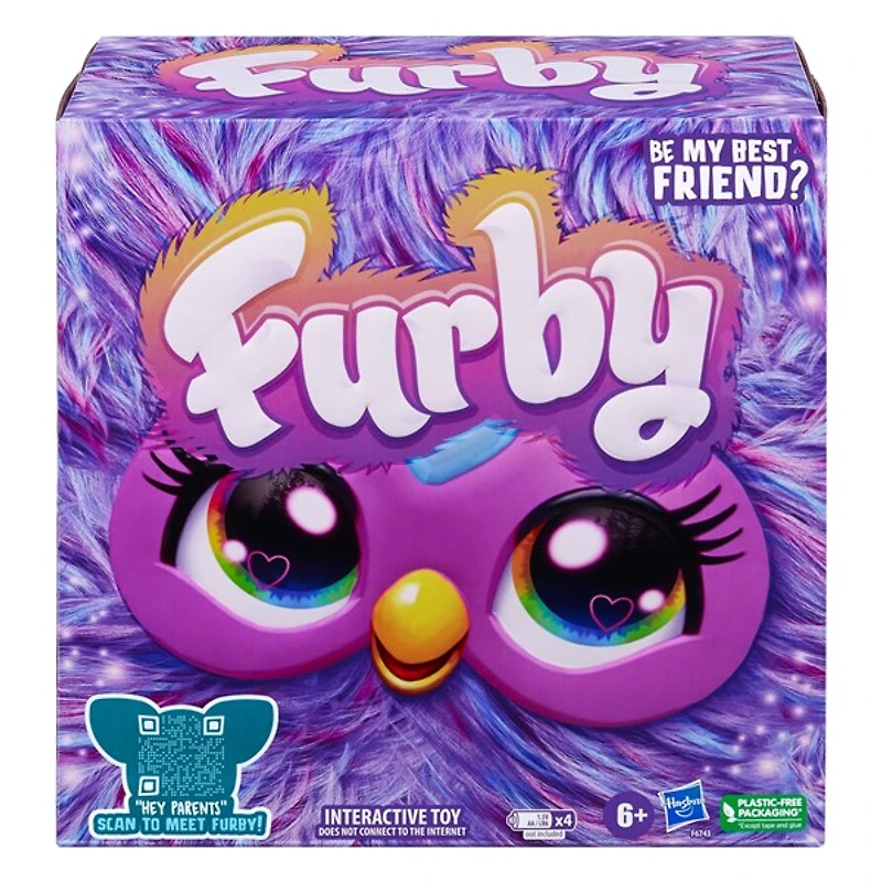 Furby Purple Interactive Toy (English) 