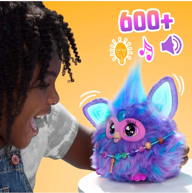 Furby Purple Interactive Toy (English) 