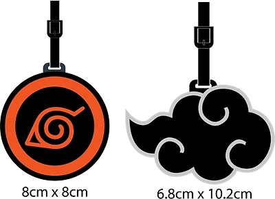 Naruto Luggage Tag 2 pack 