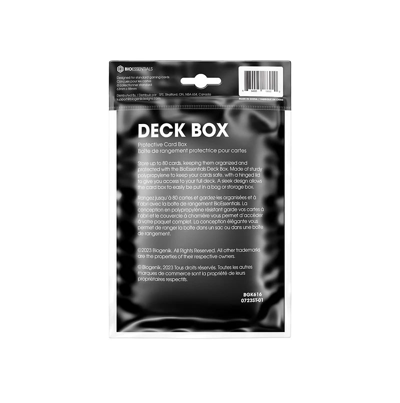 Biogenik Protective Card Box - Red 