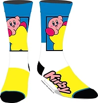 Kirby avec chaussettes étoilées 