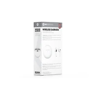 Biogenik Wireless Bluetooth Earbuds with Built in Mic - Hard White