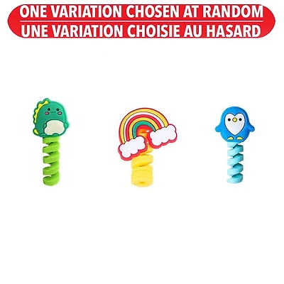 Biogenik  Silicone Cable Protectors 3 pack Assorted – One Variation Chosen at Random