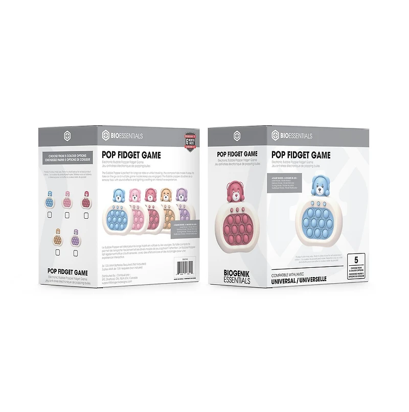Biogenik Bubble Popper Fidget Game – One Variation Chosen at Random