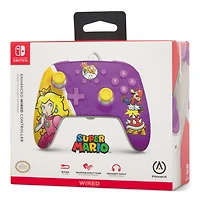 PowerA Enhanced Wired Controller for Nintendo Switch - Princess Peach Battle 