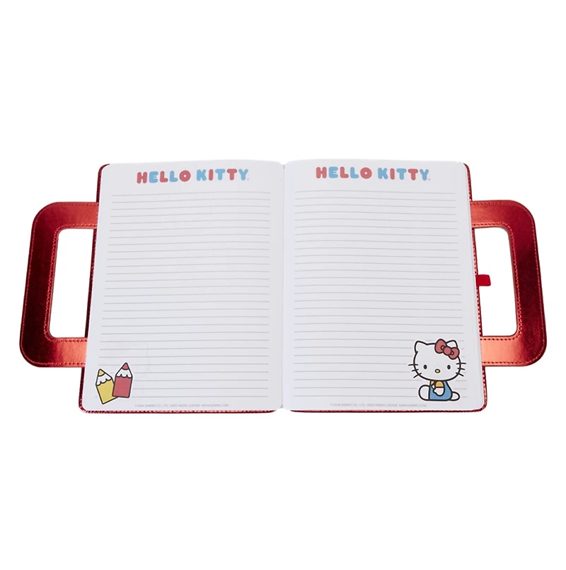 Hello Kitty 50th Anniversary Metallic Lunchbox Stationery Journal