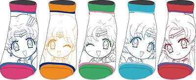 Sailor Moon Ankle Socks 5 pairs 