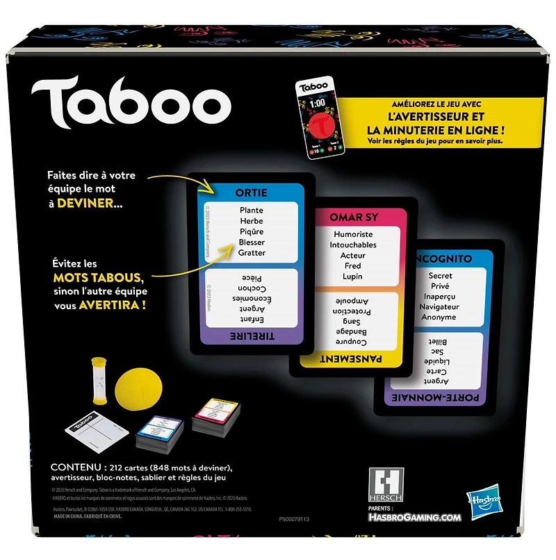 Taboo Game (French) 