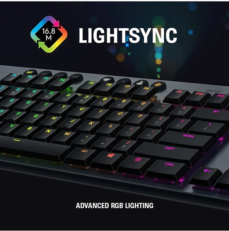 Logitech G915 LIGHTSPEED Wireless RGB Mechanical Gaming Keyboard 