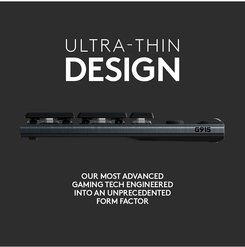 Logitech G915 LIGHTSPEED Wireless RGB Mechanical Gaming Keyboard 