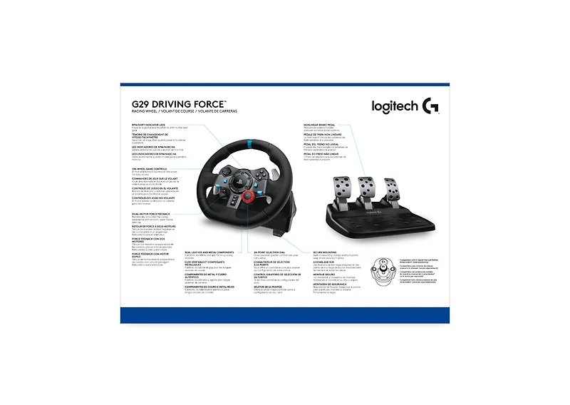 Logitech G29 Driving Force Racing Wheel 