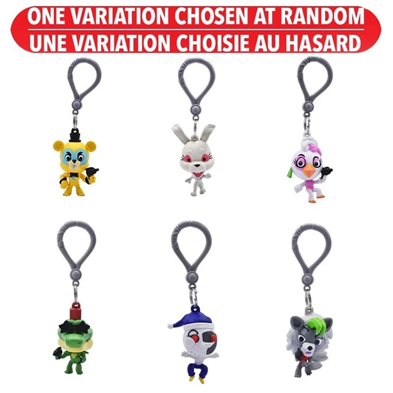 Five Nights at Freddy's Security Breach - Hangers Series 2 (Blind Pack) – One Variation Chosen at Random