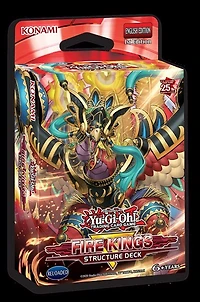 Yu-Gi-Oh! Trading Card Game Fire Kings Structure Deck (French packaging)