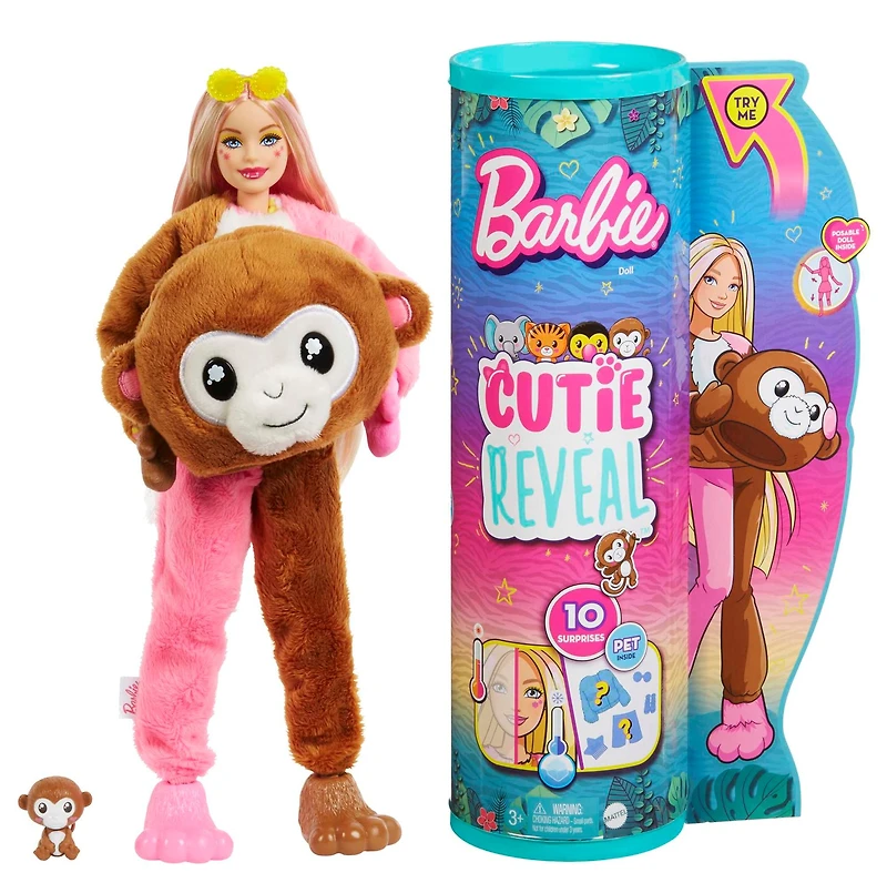 Cutie Reveal Barbie Series Assorted – One Variation Chosen at Random