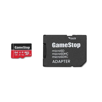 GameStop 64GB U3 Micro SD Card with Adapter 