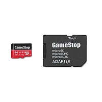 GameStop 64GB U3 Micro SD Card with Adapter 