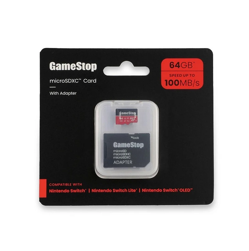 GameStop 64GB U3 Micro SD Card with Adapter 