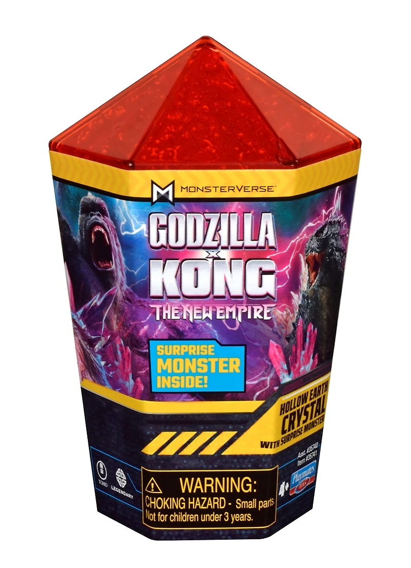 Godzilla X Kong - Hollow Earth Crystal W/ 2" Mini Figure Surprise – One Variation Chosen at Random