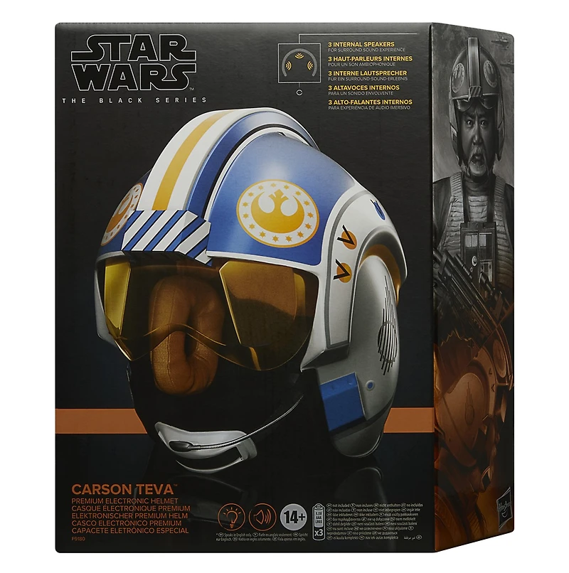 Star Wars The Black Series: Carson Teva Premium Electronic Helmet