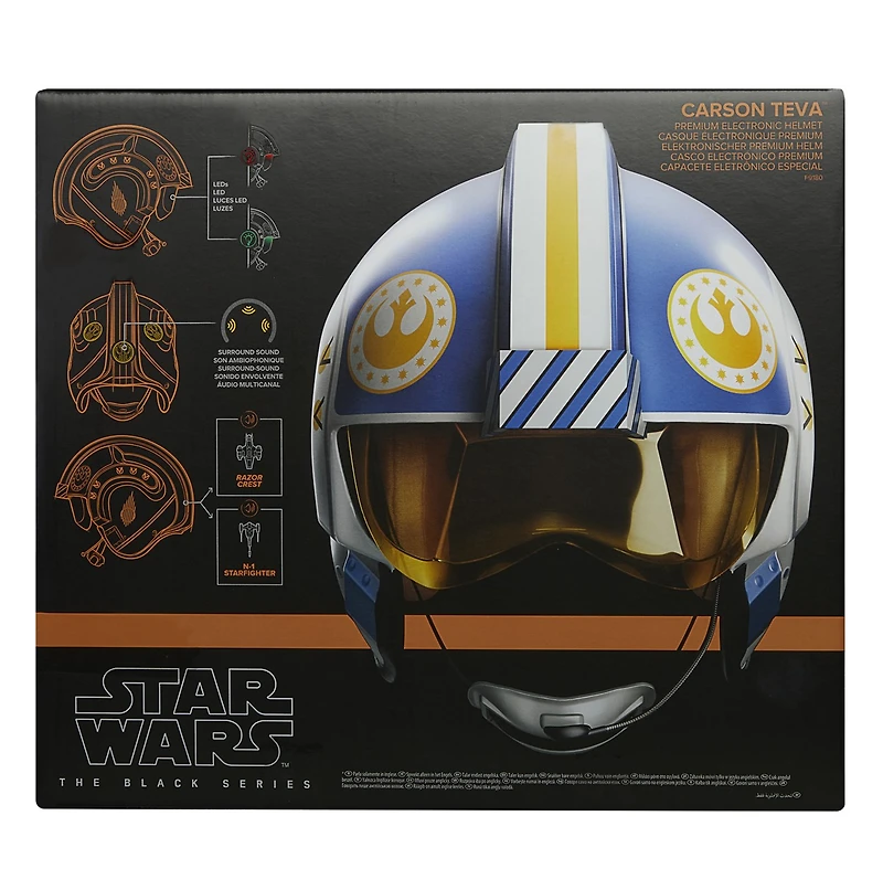 Star Wars The Black Series: Carson Teva Premium Electronic Helmet