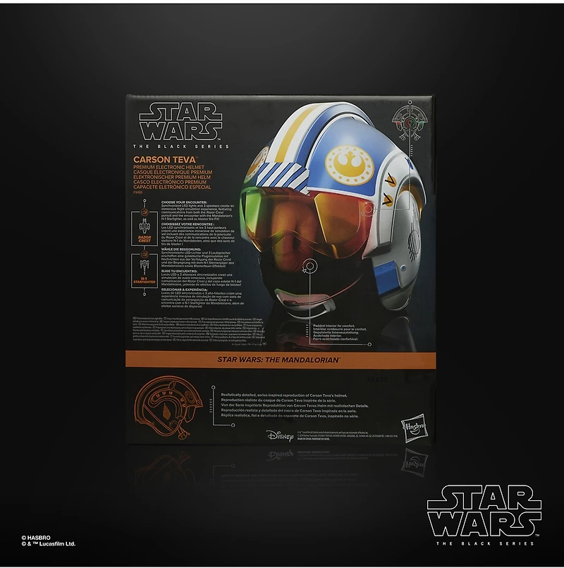 Star Wars The Black Series: Carson Teva Premium Electronic Helmet