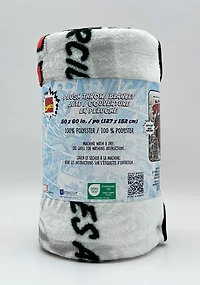 Marvel Spiderman Comic Throw Blanket 