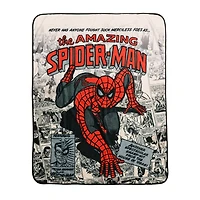 Couverture de jet de bande dessinée Marvel Spiderman 