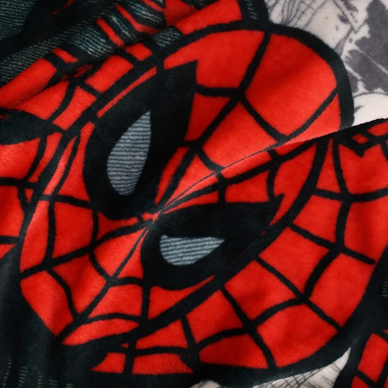 Marvel Spiderman Comic Throw Blanket