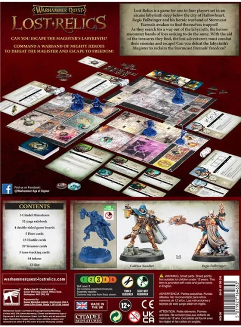 Warhammer Quest: Lost Relics Board Game 