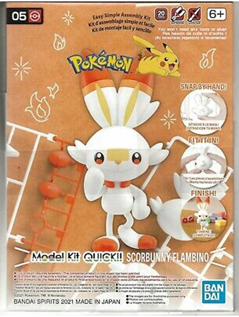 Pokémon Plamo Scorbunny 