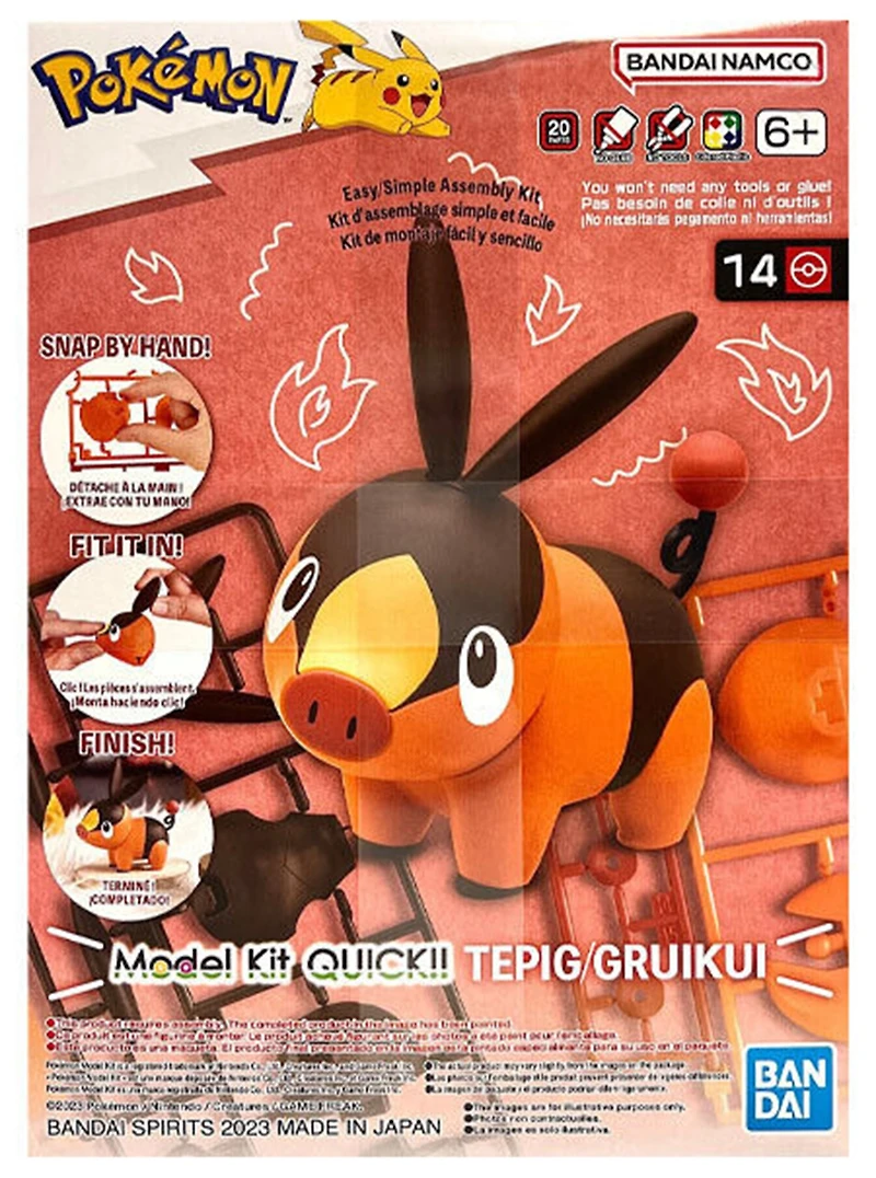 Pokémon Plamo Tepig 