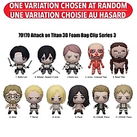 Attack on Titan Series 3 3D Foam bag Clip Blind Bags – One Variation Chosen at Random
