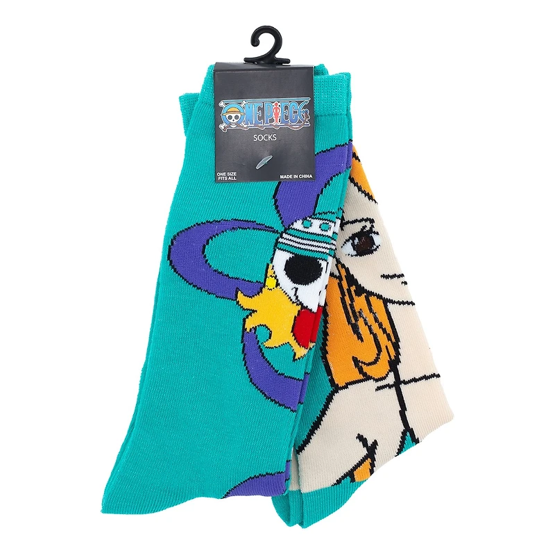 One Piece: Nami & Skull Socks 2 Pairs 
