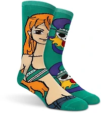One Piece : Chaussettes Nami & Skull 2 Paires 