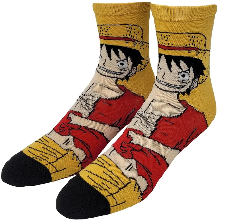 One Piece: Luffy & Skull Socks 2 Pairs