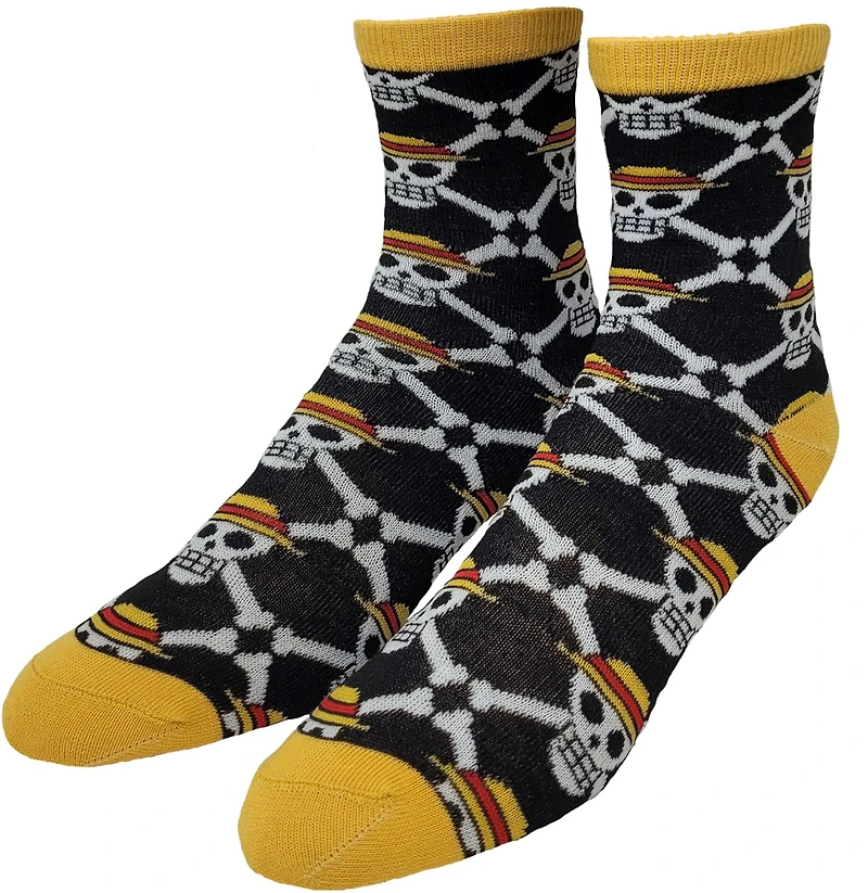 One Piece: Luffy & Skull Socks 2 Pairs