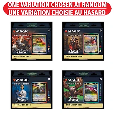 Magic the Gathering Universes Beyond: Fallout - Commander Deck (French) – One Variation Chosen at Random