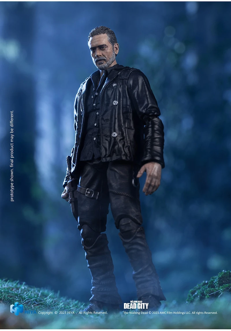 Walking Dead Dead City 4 Inch Negan Mini 1/18 Scale Action Figure 