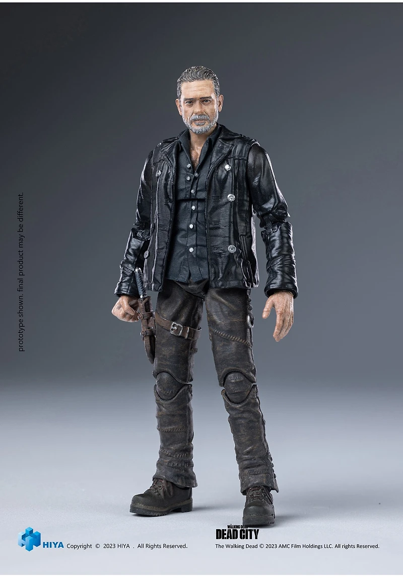 Walking Dead Dead City 4 Inch Negan Mini 1/18 Scale Action Figure 